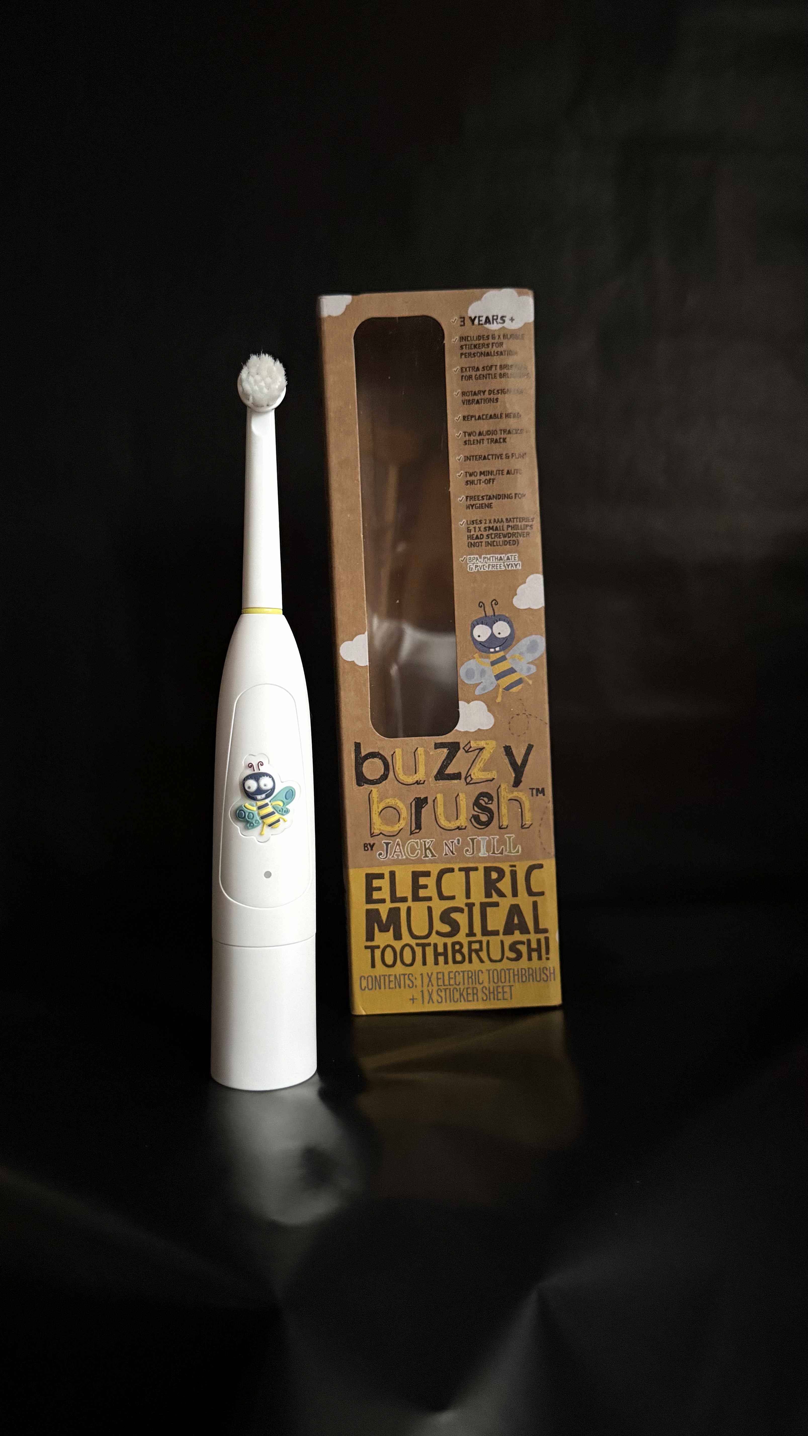 Jack n' Jill Dětský elektrický zubní kartáček s melodií Buzzy Brush - Image 3