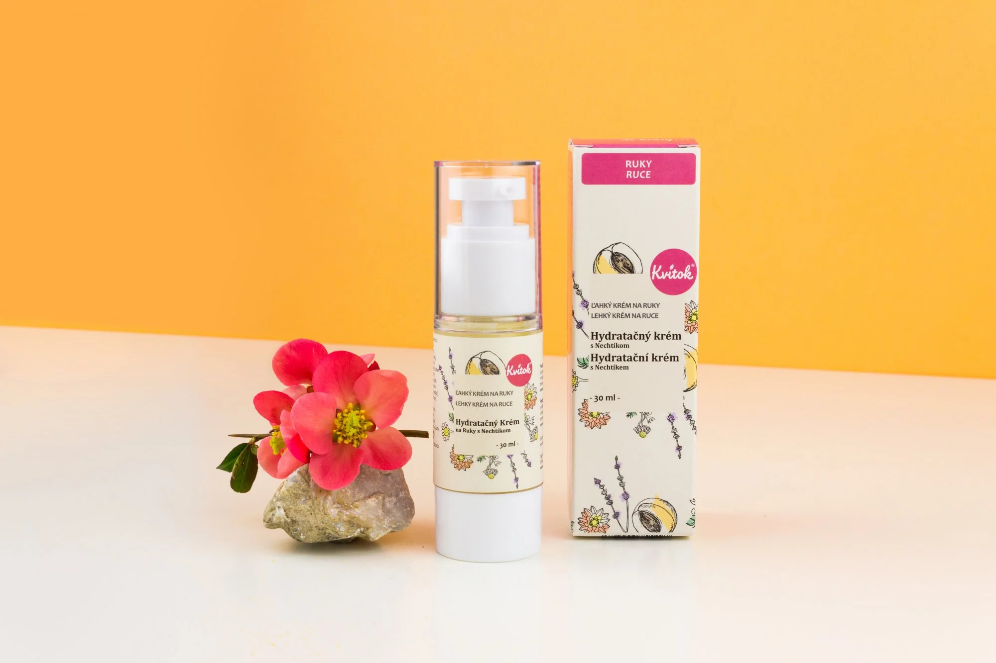 Kvitok Hydratační krém na ruce s měsíčkem (30 ml) - Image 3