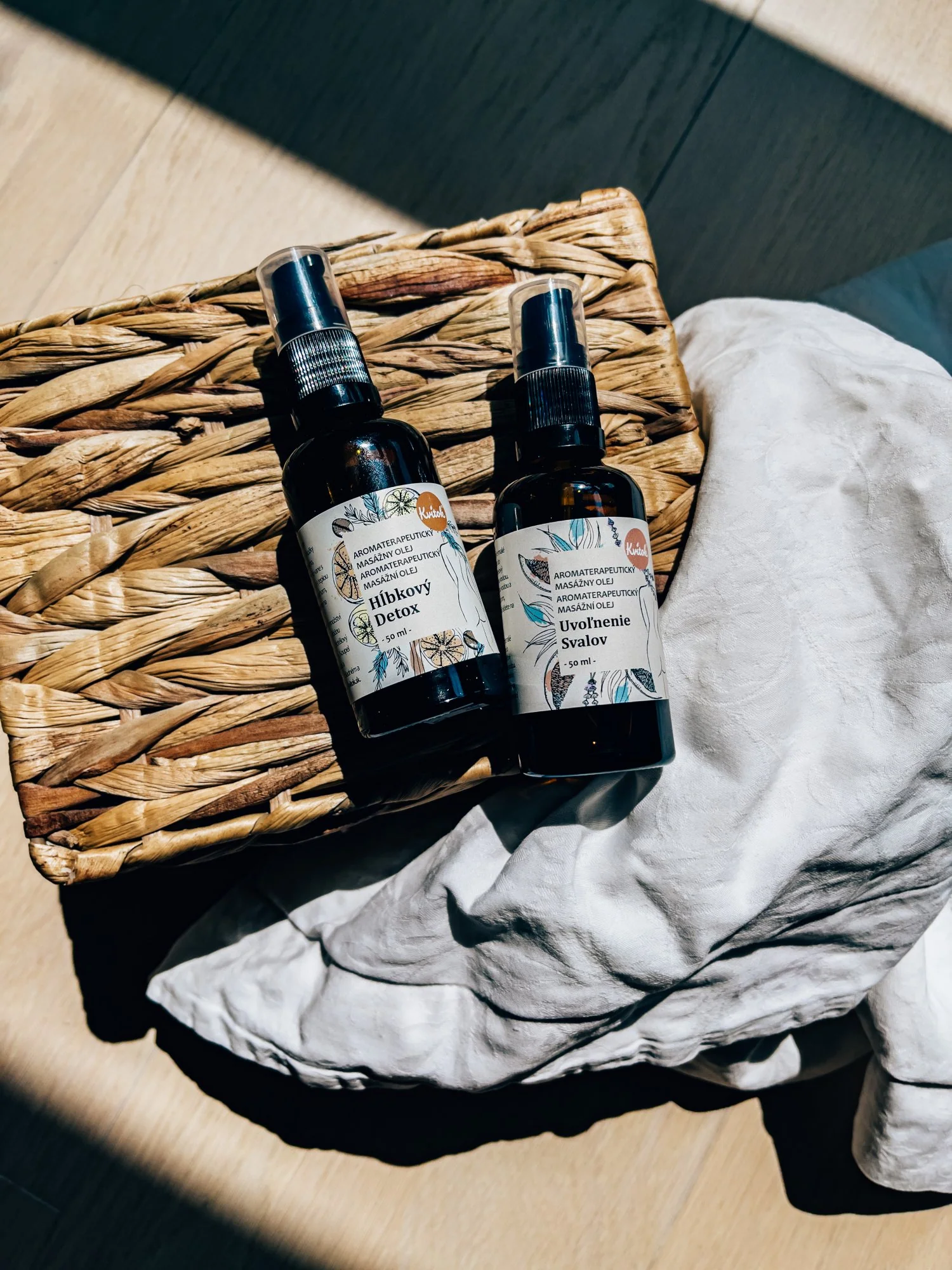 Kvitok Masážní olej proti celulitidě Hloubkový detox (50 ml) - Image 4