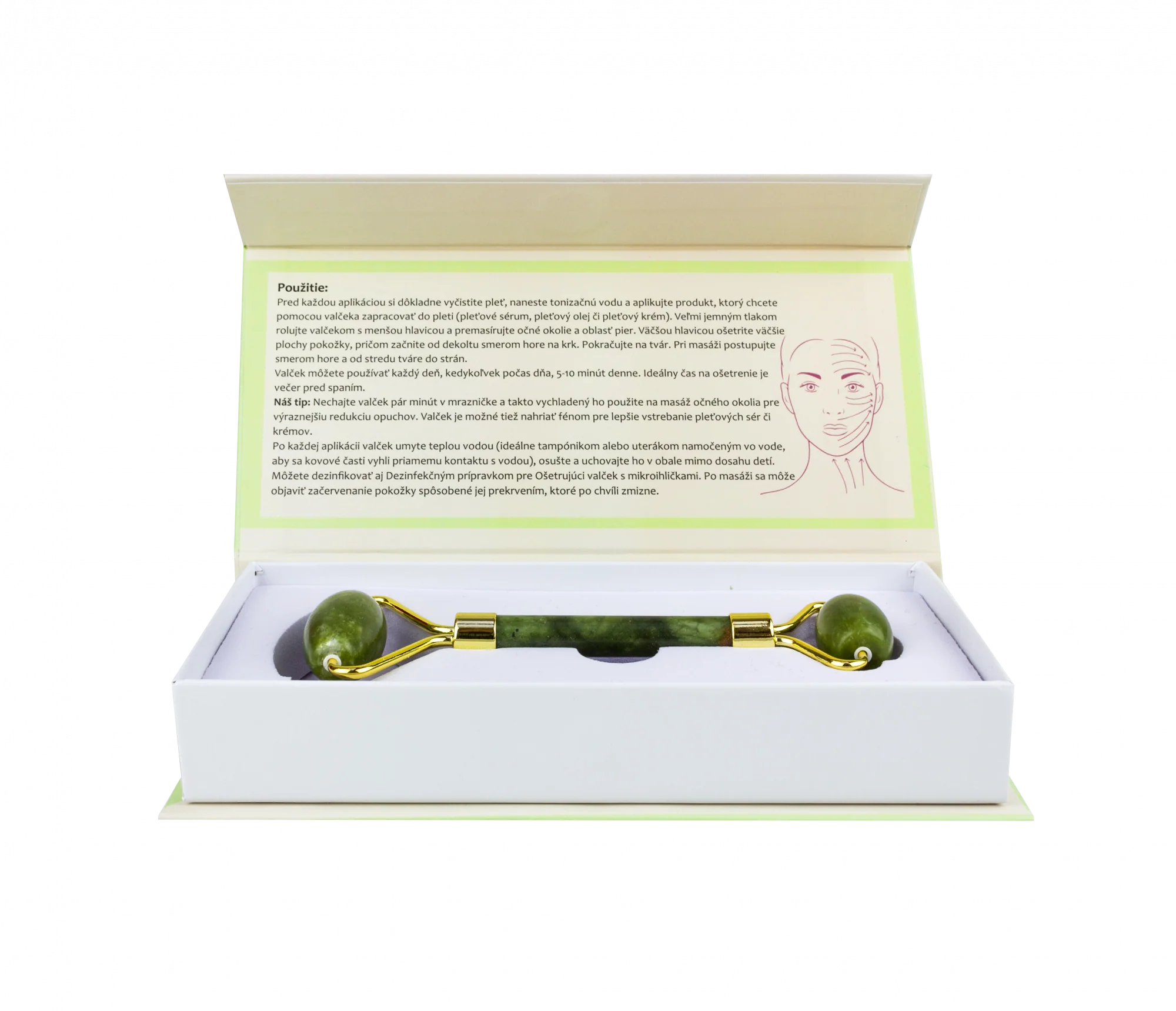 Kvitok Masážní váleček na obličej JADEIT - Image 3