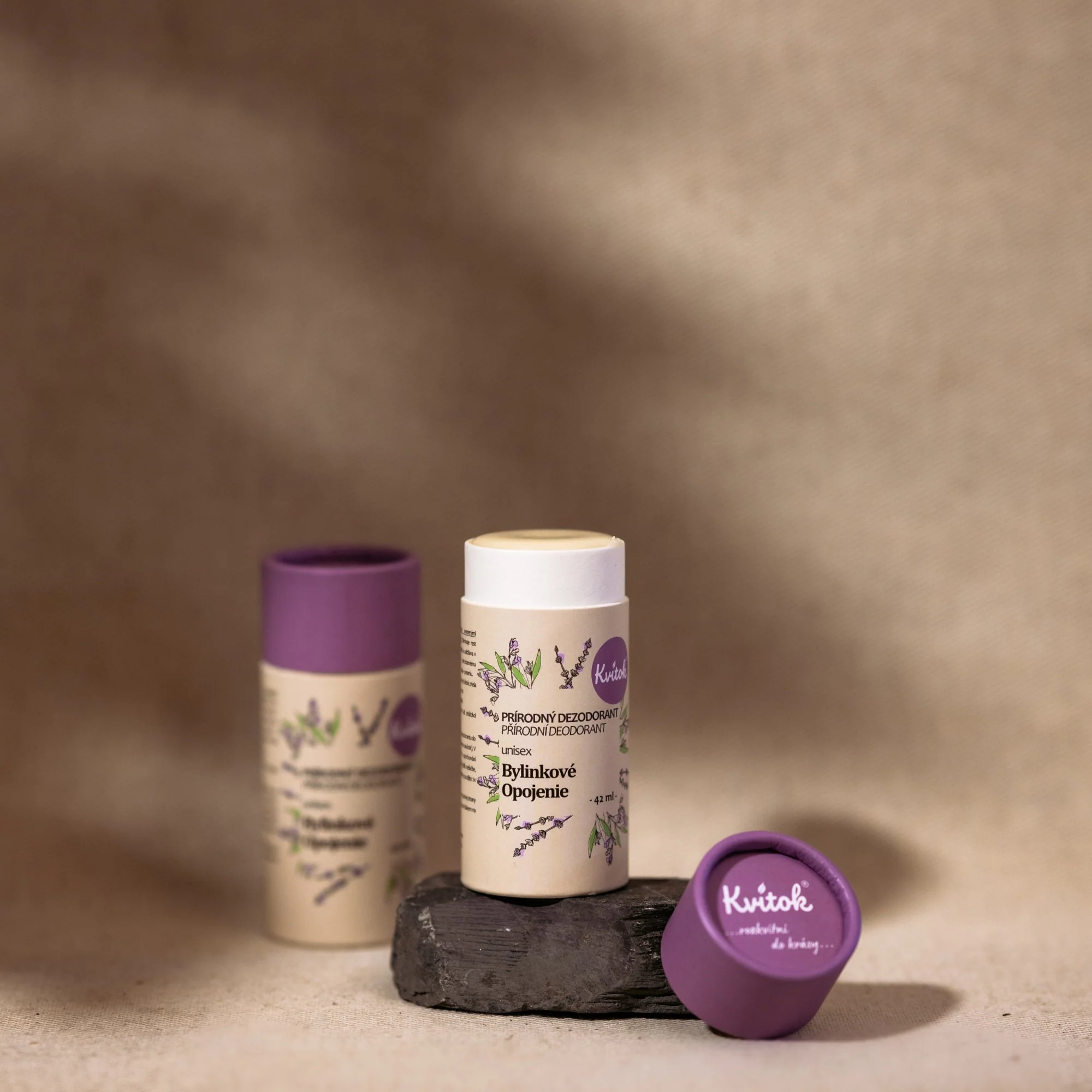 Kvitok Tuhý deodorant Bylinkové opojení (42 ml) - Image 3