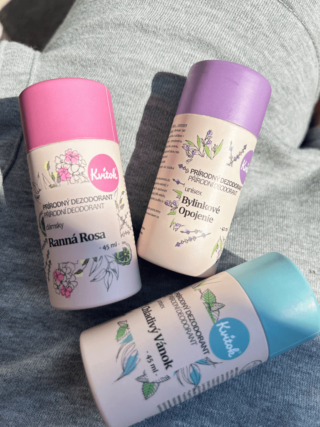 Kvitok Tuhý deodorant Chladivý vánek (42 ml) - Image 3