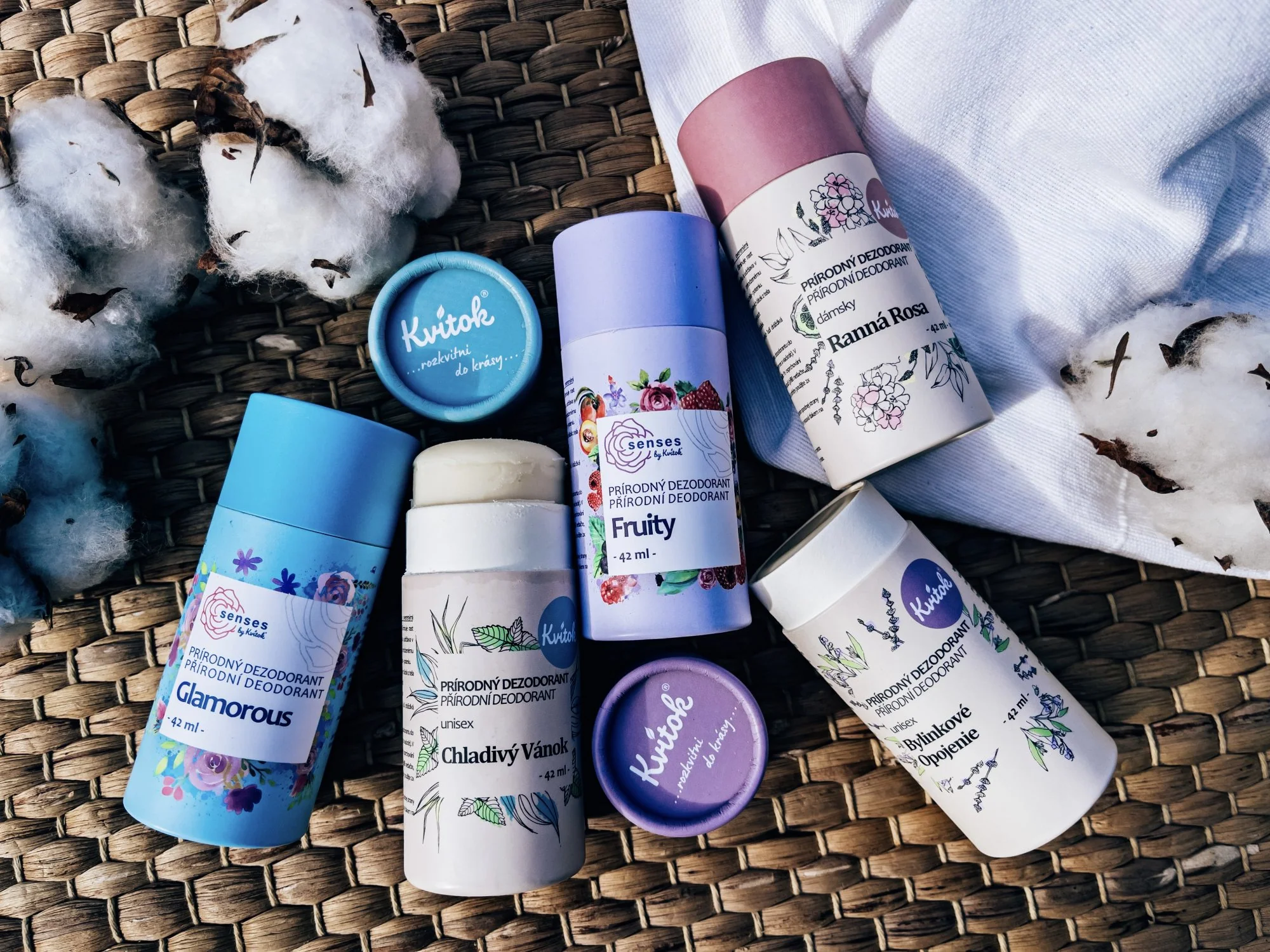 Kvitok Tuhý deodorant Chladivý vánek (42 ml) - Image 5