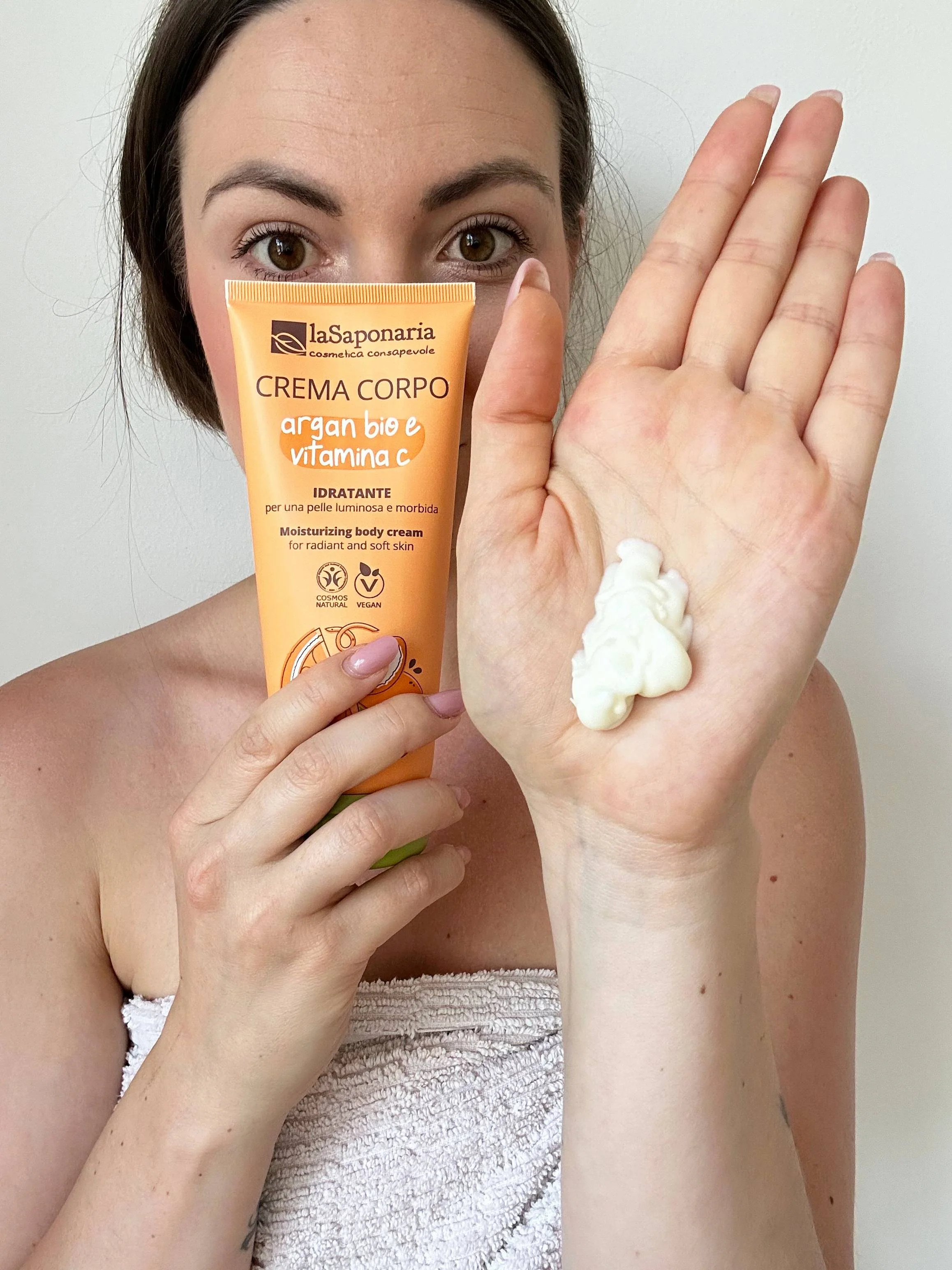 laSaponaria Hydratační tělový krém s BIO arganem a vit. C - Image 3