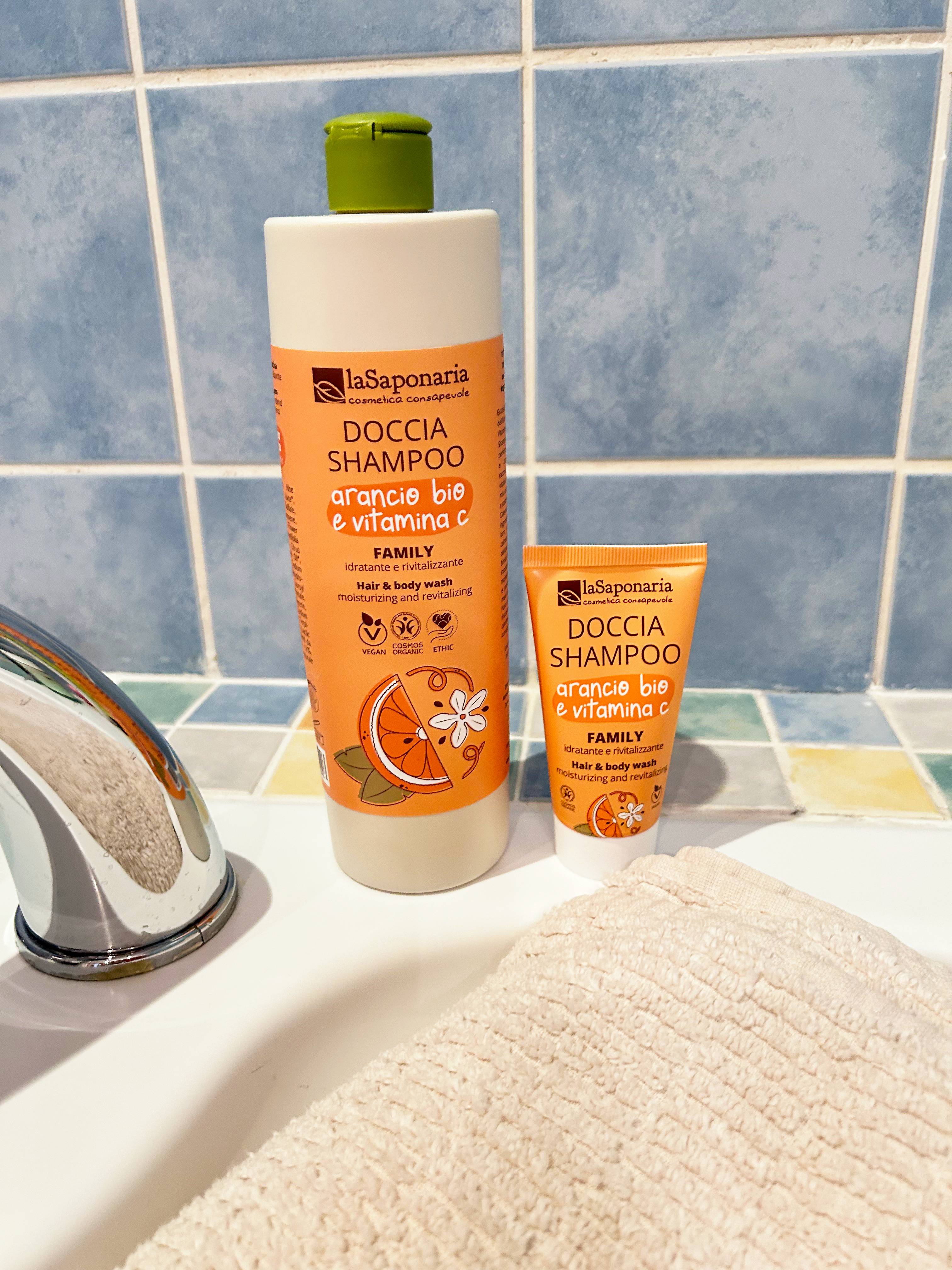 laSaponaria Sprchový gel a šampon 2v1 s BIO pomerančem a vit. C pro celou rodinu - Image 7