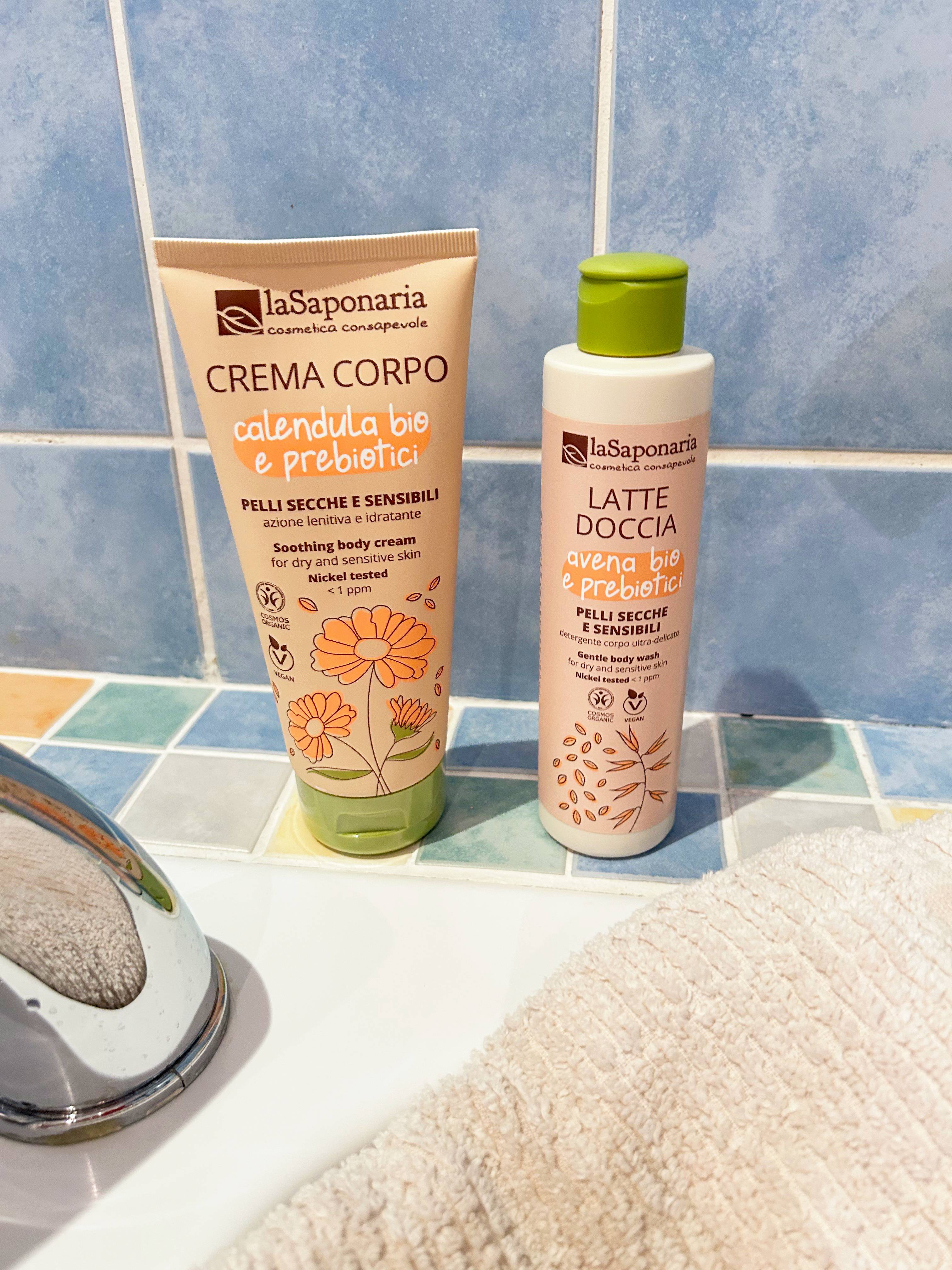 laSaponaria Tělový krém s BIO měsíčkem a prebiotiky pro citlivou pleť (200 ml) - Image 4