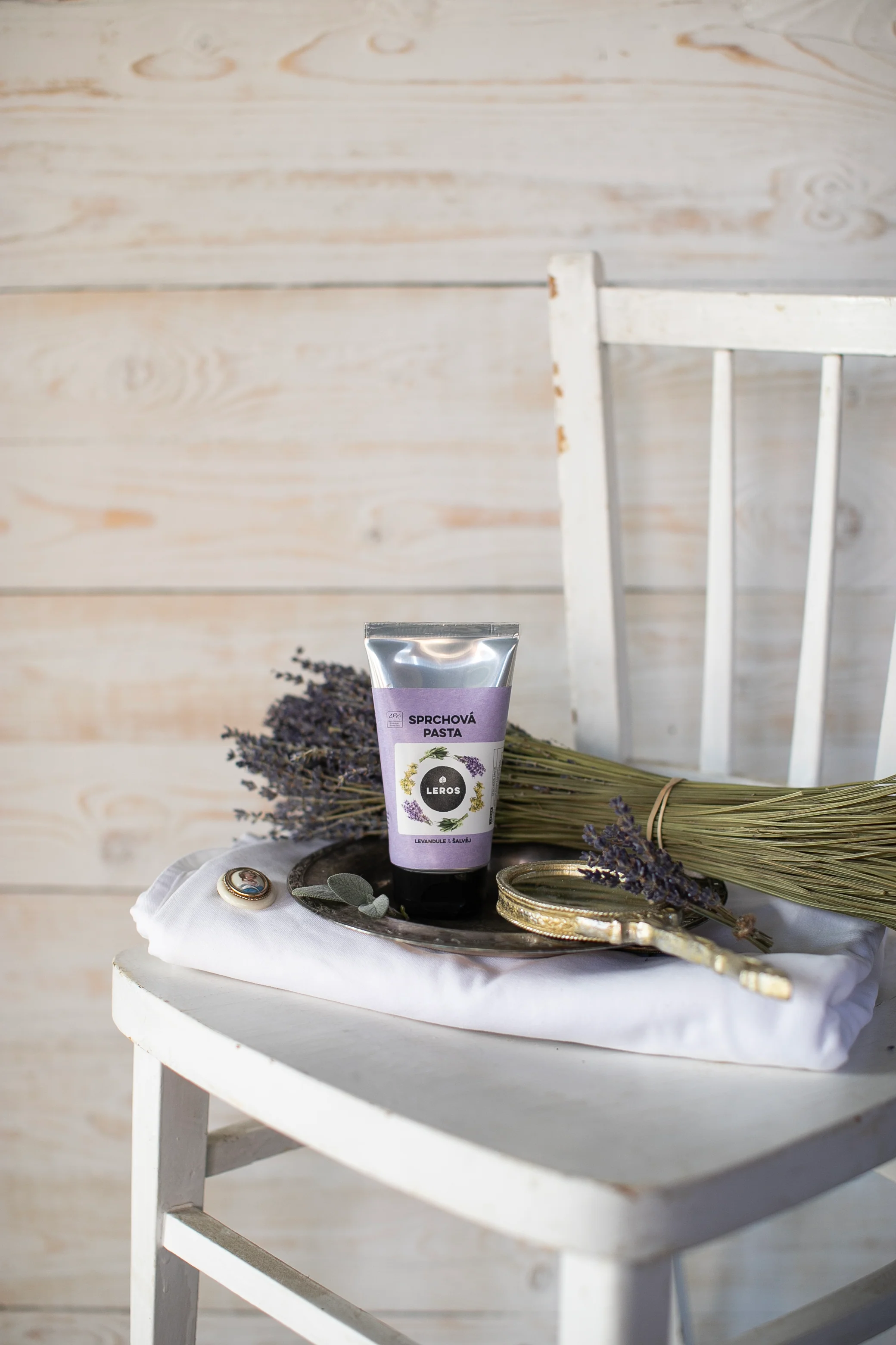 LEROS Sprchová pasta (130 ml) - Levandule & šalvěj - Image 4