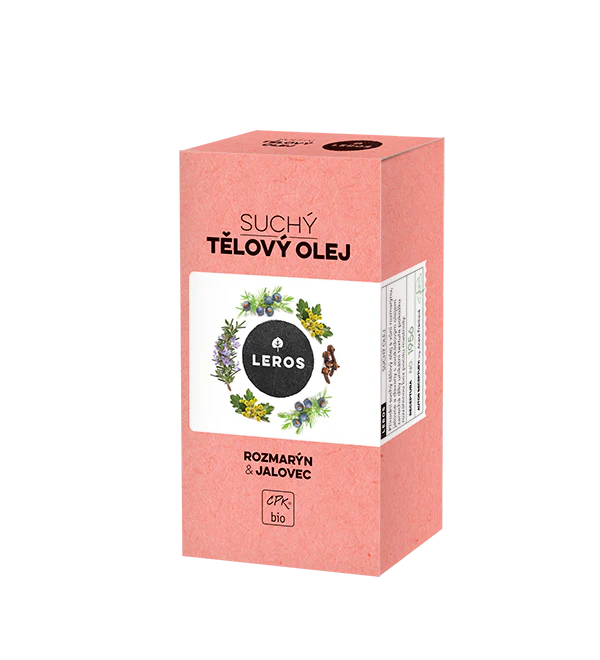 LEROS Suchý tělový olej BIO (100 ml) - Rozmarýn & jalovec - Image 3