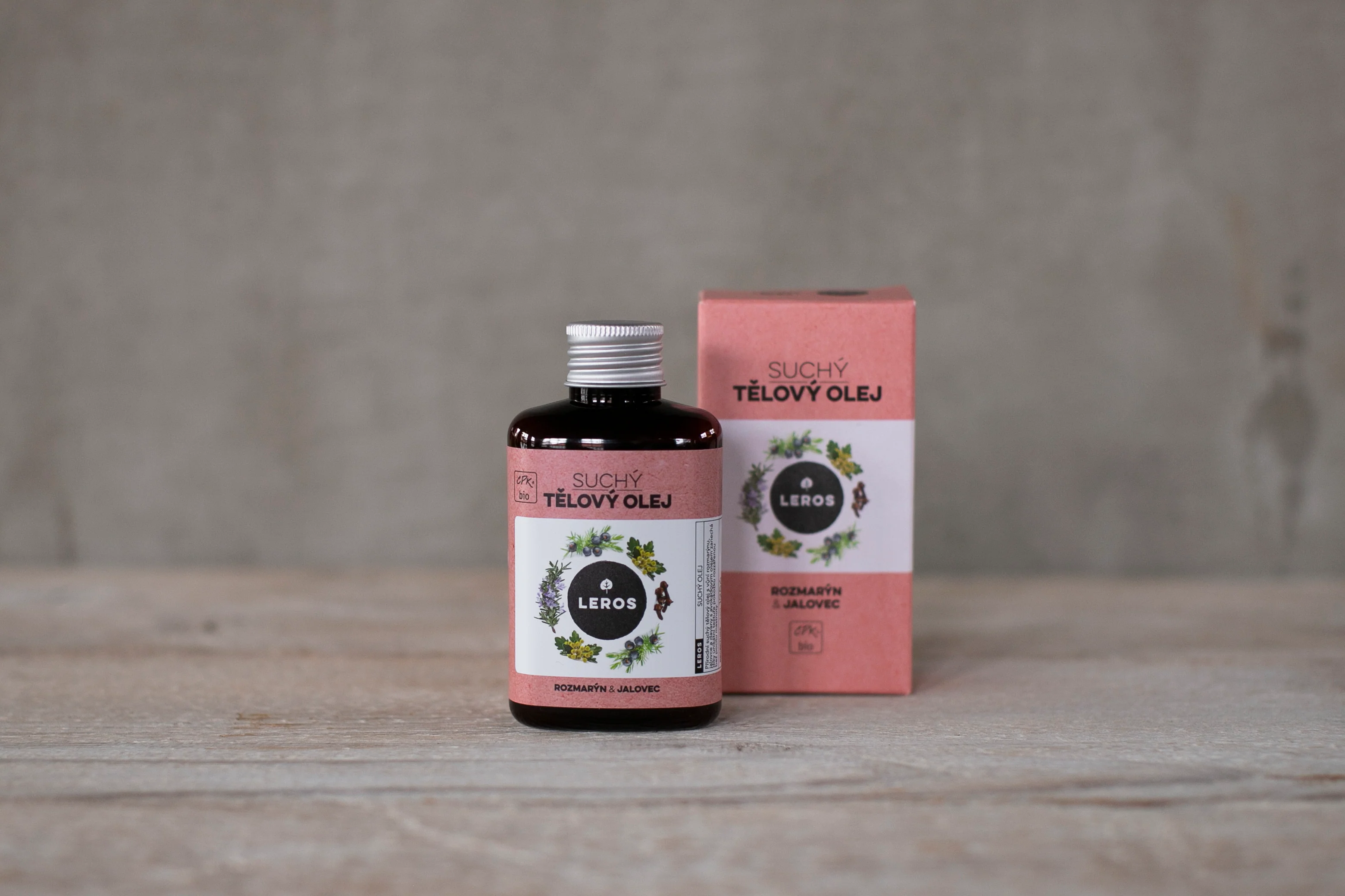 LEROS Suchý tělový olej BIO (100 ml) - Rozmarýn & jalovec - Image 4