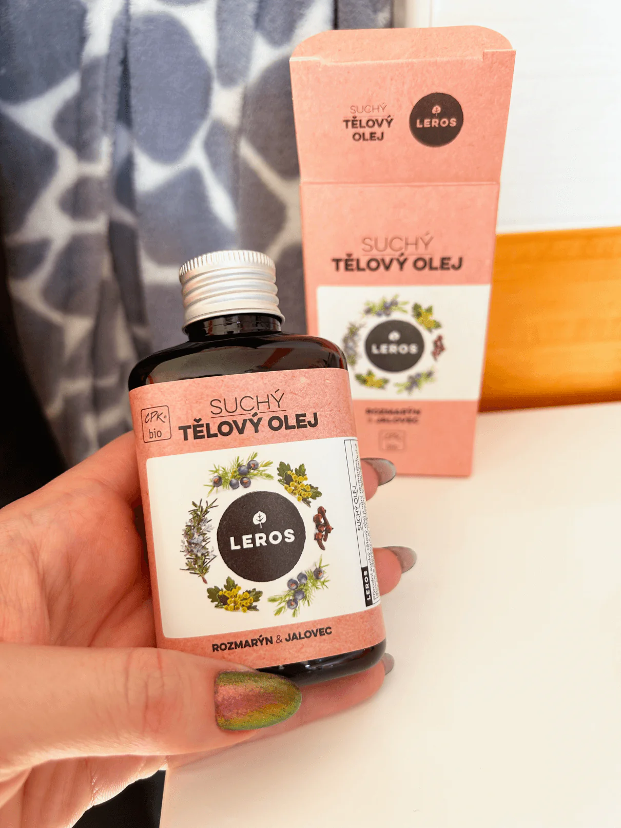 LEROS Suchý tělový olej BIO (100 ml) - Rozmarýn & jalovec - Image 7