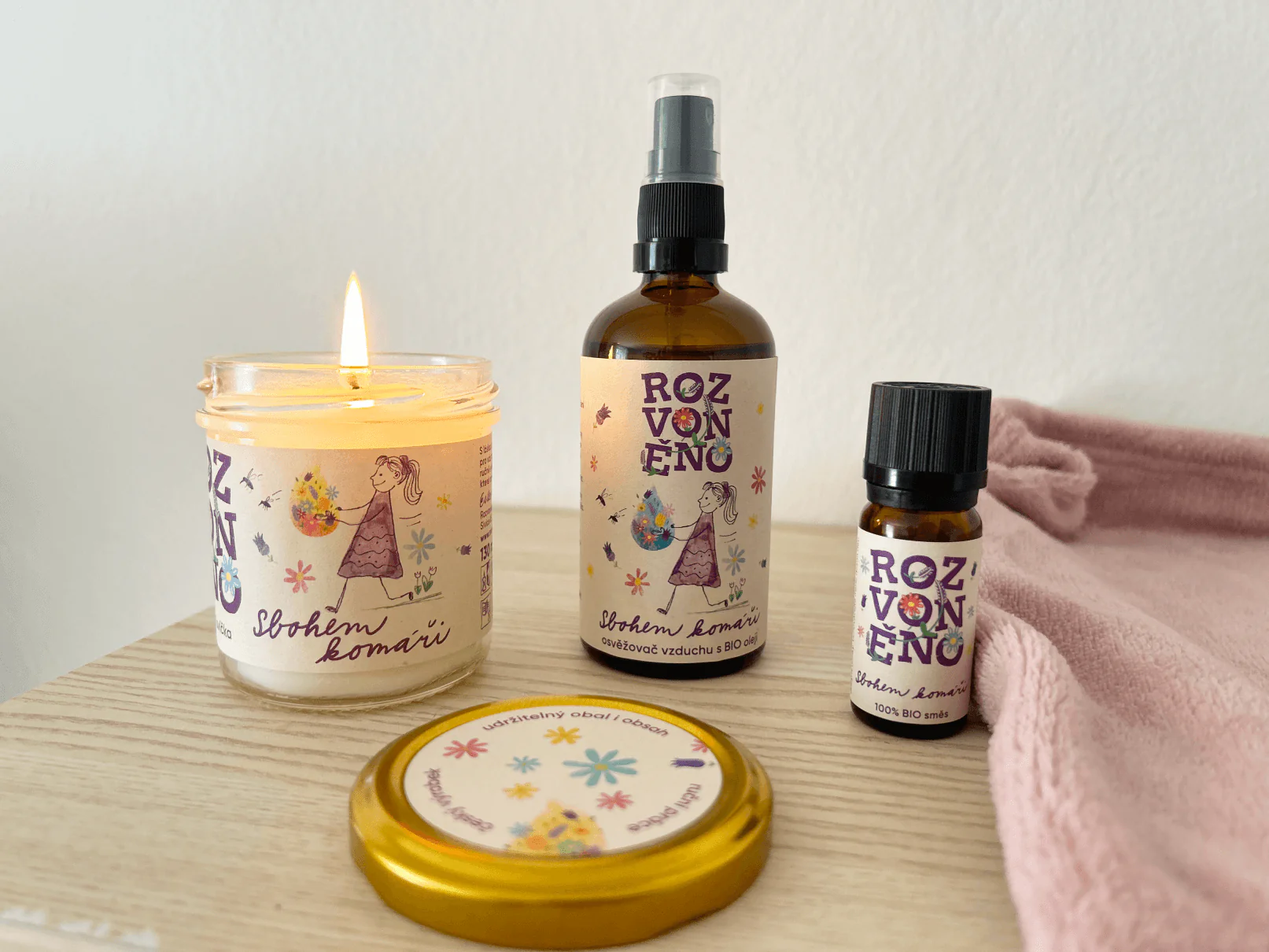 Rozvoněno Vonná svíčka - Sbohem komáři (130 ml) - Image 4