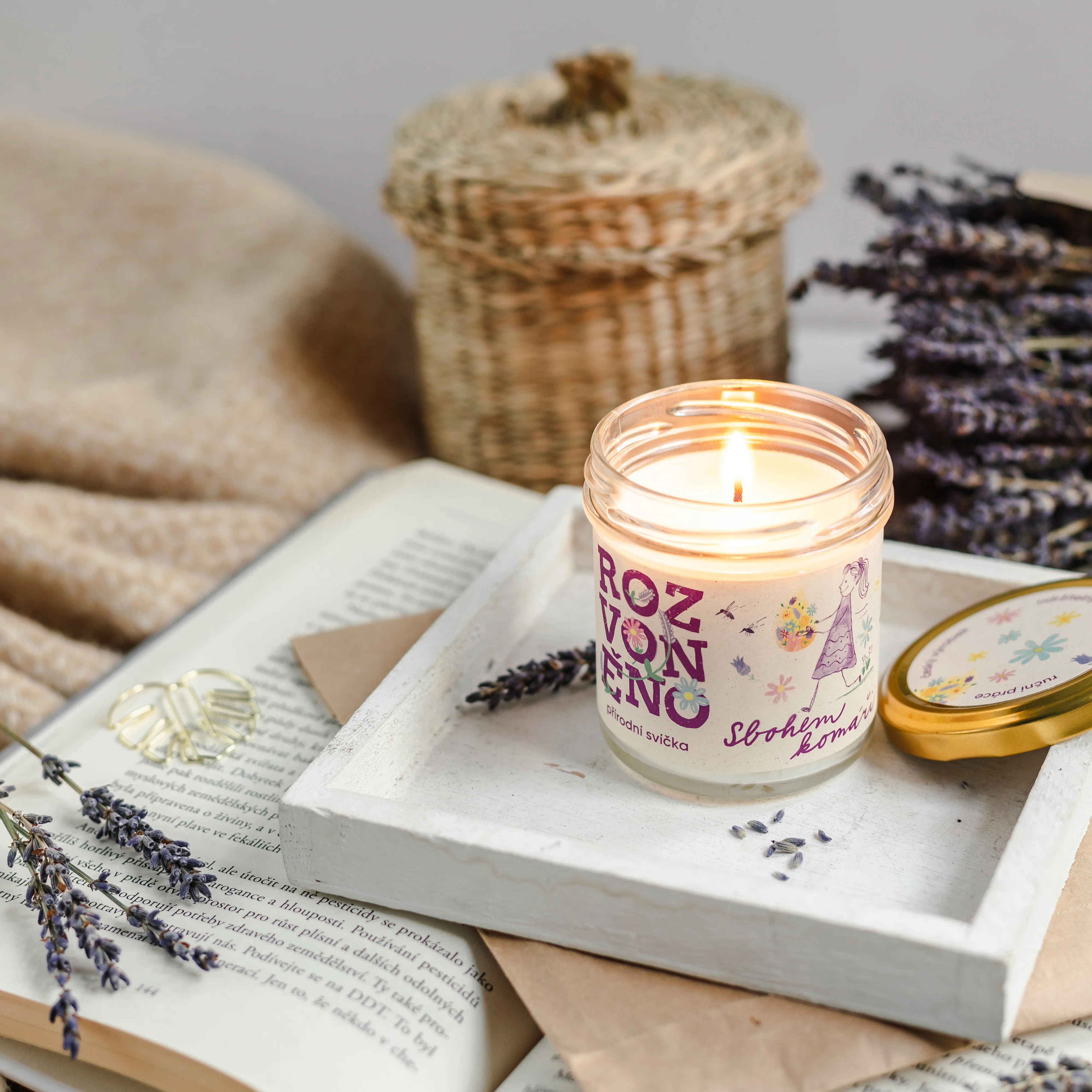 Rozvoněno Vonná svíčka - Sbohem komáři (130 ml) - Image 5