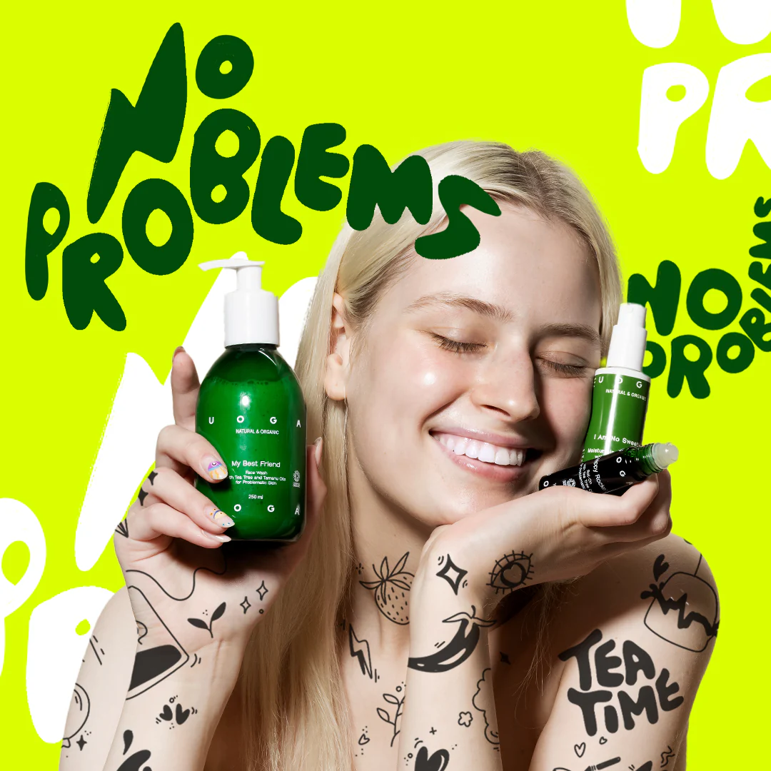 Uoga Uoga Pleťový krém I Am No Sweetie s tea tree a tamanu BIO (30 ml) - Image 3