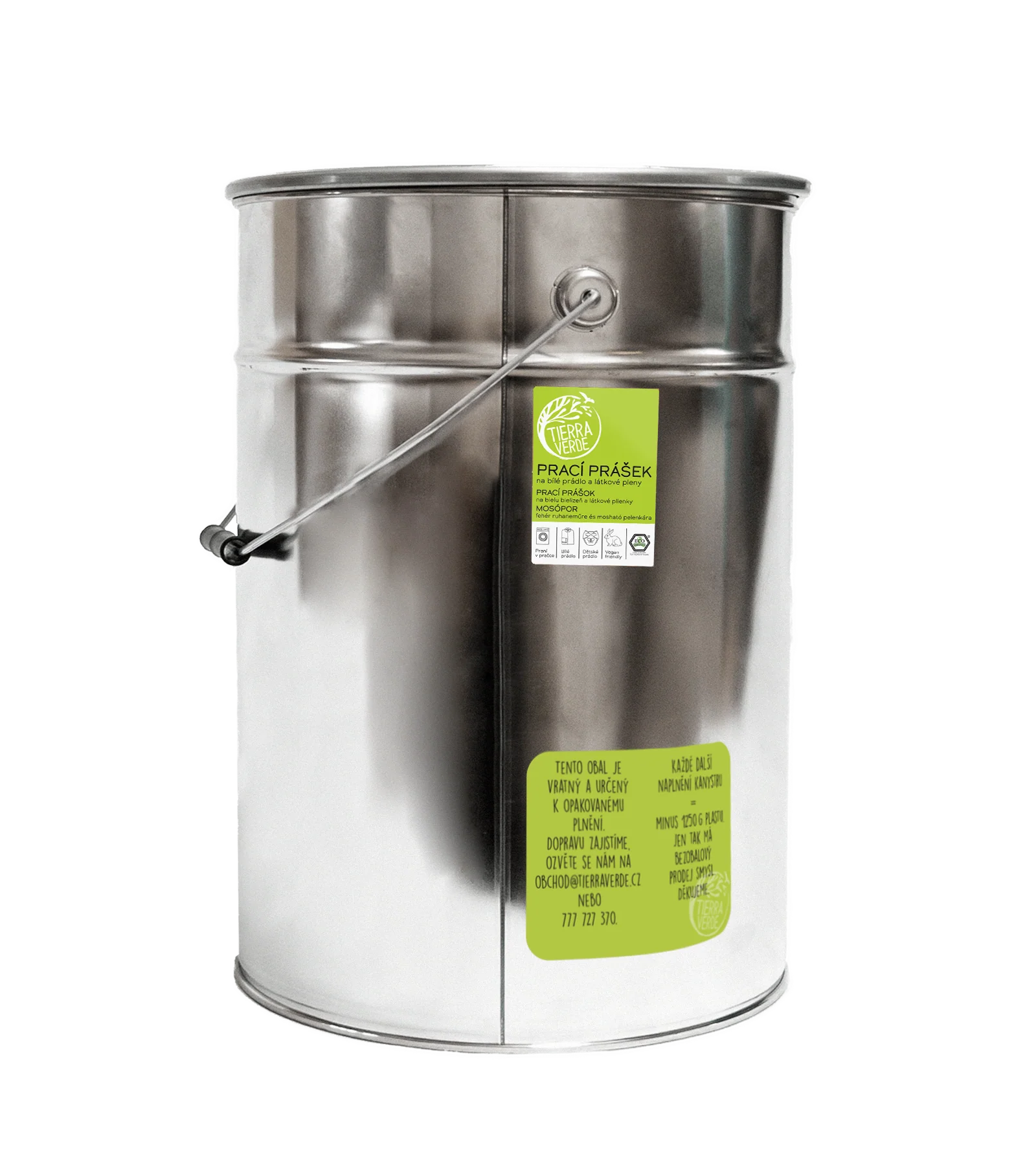 Tierra Verde Prací prášek na bílé prádlo a látkové pleny - Image 4